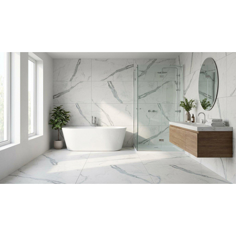 ÉCHANTILLON Terravito Adesio Carrelage sol et mur - 60x60cm - rectifié - blanc mat SW1130946