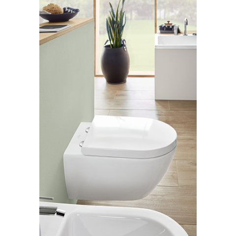 Villeroy & Boch Subway 2.0 wandcloset - 56cm directflush - diepspoel - met quickrelease en softclose zitting - White Alpine (glans wit) SW542649