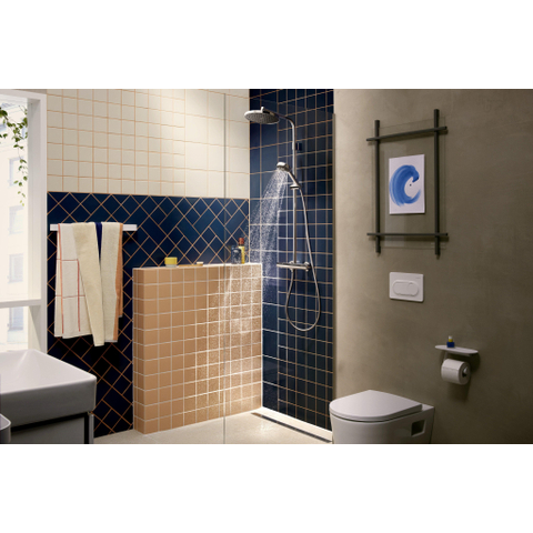 Hansgrohe Wallstoris Closetborstelhouder - 10x34.1x11.2cm - mat wit SW651596