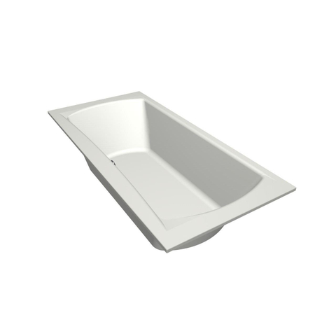 Xenz Robijn Baignoire Duo - 190x90x48 - bonde Centrale - acrylique - blanc mat SW378342