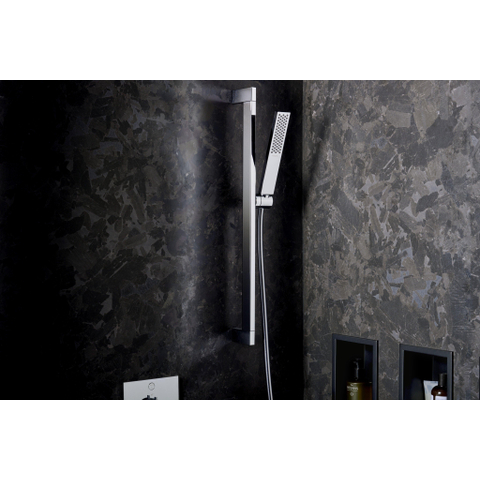 Hansgrohe Pulsify e Doucheset - 100 - 1jet - ecosmart - glijstang 65cm - hoogglans chroom SW918142