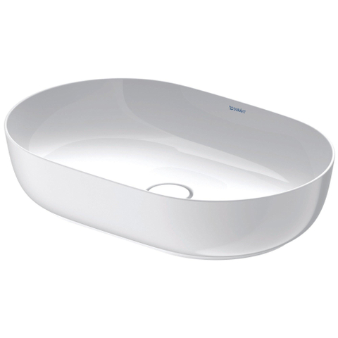 Duravit Luv Opzetwastafel - 60x40cm - zonder kraangat - glans wit SW227983