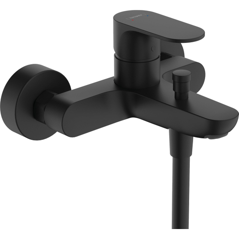 Hansgrohe Rebris s Eengreeps badmengkraan - opbouw - met 2 flow rates - mat zwart SW803028