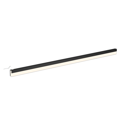 INK LED line Barre d'éclairage - 60x2.5x1cm - LED changement de couleur - dimmable - IP44 - 4200K - pour miroir ou armoire de toilette - noir mat SW699426