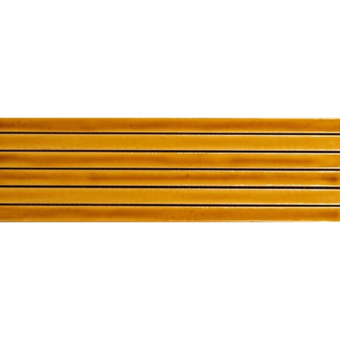 SAMPLE vtwonen Tegels Rib Wandtegel 134X450 Mustartd Crackle 9mm Glans SW1449546