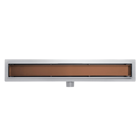 Fortifura Galeria omkeerbaar rooster - 100cm - PVD - geborsteld koper SW1075369