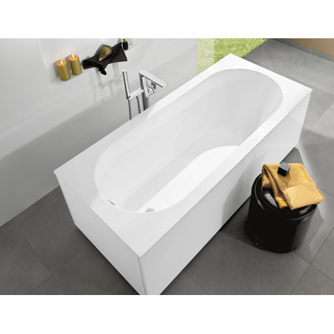 Villeroy & Boch Oberon bad - 190x90cm quaryl rechthoekig - met poten - glans wit 0940313