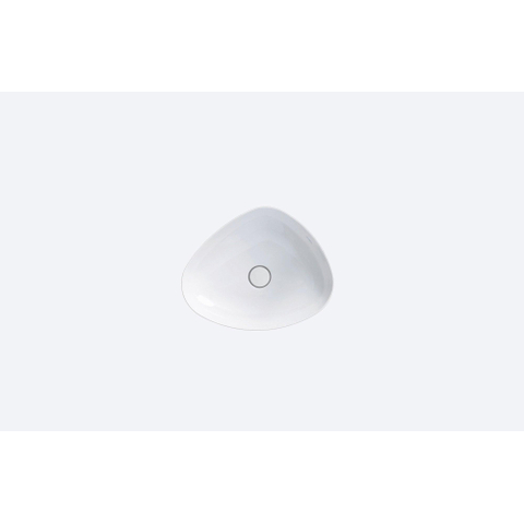 Duravit Cape cod Opzetwastafel - 40.5x50cm - zonder kraangat - zonder overloop - glans wit 0293441