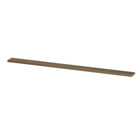 INK 20d étagère murale - 275x20x3.5cm - bord avant chanfreiné - pour niche - MFC Chêne pur SW494008