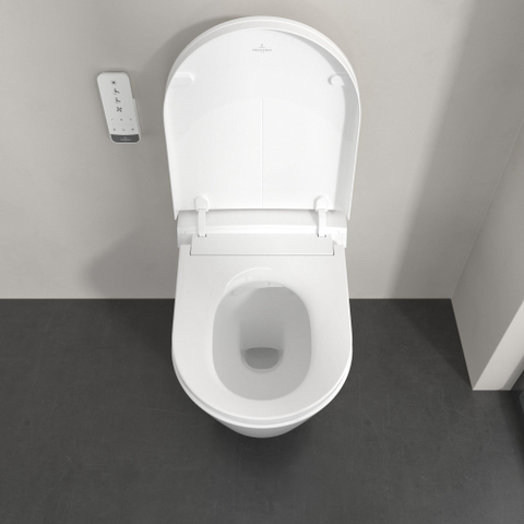 Villeroy & Boch Viclean douche wc - 60.9cm directflush ovaal - spoelrandloos - White Alpine (glans wit) SW1387014