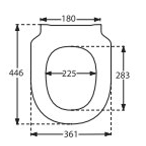 Villeroy & Boch Subway 3.0 abattant de WC - ovale avec QR et SC white SW1387528