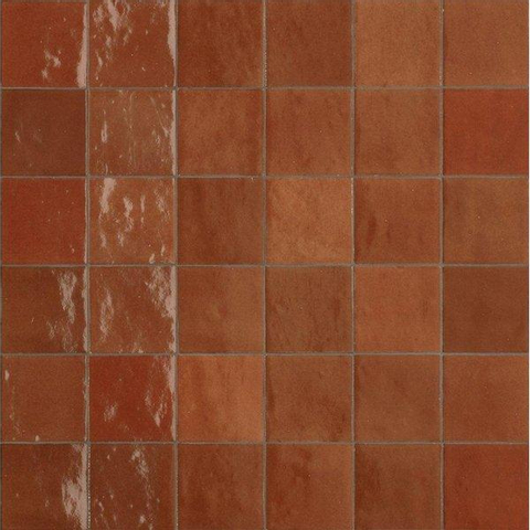 ÉCHANTILLON Ceralto Dorsena Rock Carrelage mural 10x10cm 10mm Corallo SW913448