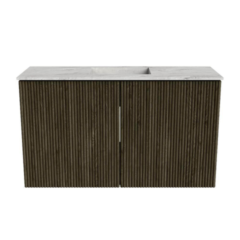 Mondiaz JOYA-DLUX Meuble de toilette 70cm - couleur Shadow - Vasque FAYE position Milieu Sans trou de robinet couleur Glace SW1422757