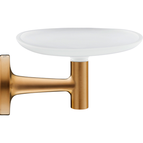 Duravit Starck T Zeephouder - wandmodel - 14x10.6cm -matglas - geborsteld brons SW962060