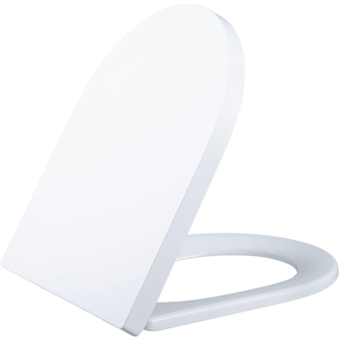 Toiletset QeramiQ Dely Swirl - 36,3x51,7cm - réservoir encastré Geberit UP720 Duofix Sigma - assise 35mm - plaque de commande en acier - boutons ronds - blanc brillant SW1413871