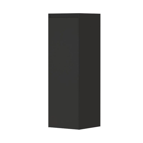INK badkamerkast - 106x35x35cm - 1 deur - Links en rechtsdraaiend - greeploos - MDF lak - mat antraciet SW21263