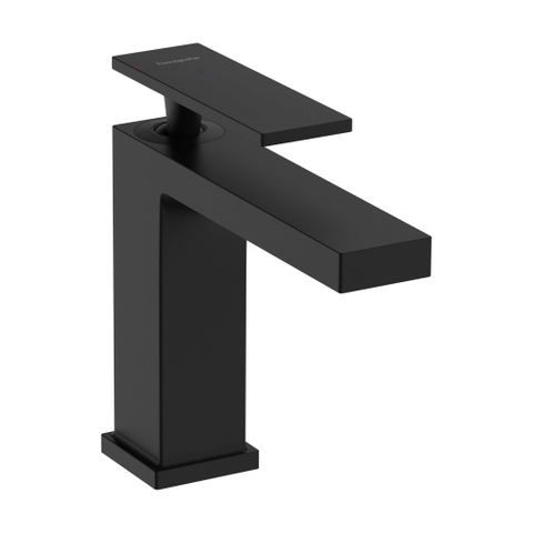 Hansgrohe Tecturis E - wastafelkraan - 1-gats - 110 coolstart m. pop upvoorsprong 14.4cm - mat zwart SW1126986