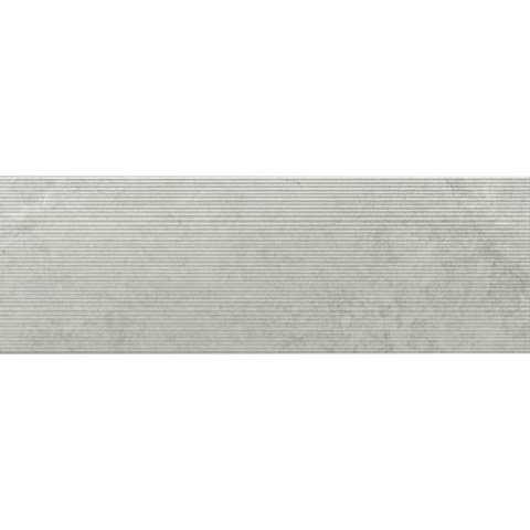 Baldocer Ceramica Zermatt wandtegel - 30x90cm - Rechthoek - 10.5mm - gerectificeerd - Marmerlook - Canna Acero SW679791