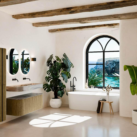 MONDIAZ THOR-DLUX 120cm meuble de salle de bains arrondi gauche + droite couleur Dusk avec 1 tiroir et 2 portes. Vasque suspendue CLOUD Double sans trou de robinet couleur Sombra. SW1463683