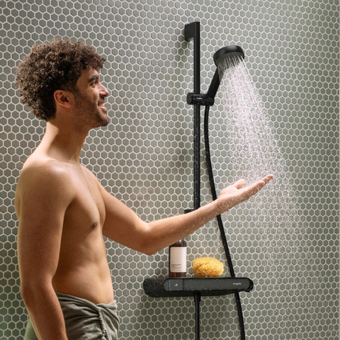 Hansgrohe douchette - 65x36cm - noir mat SW1566611