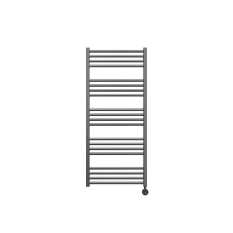 Crosswater MPRO Elektrische handdoekradiator - 115x50cm - 400 Watt - geborsteld slate gunmetal (antraciet) SW1026463