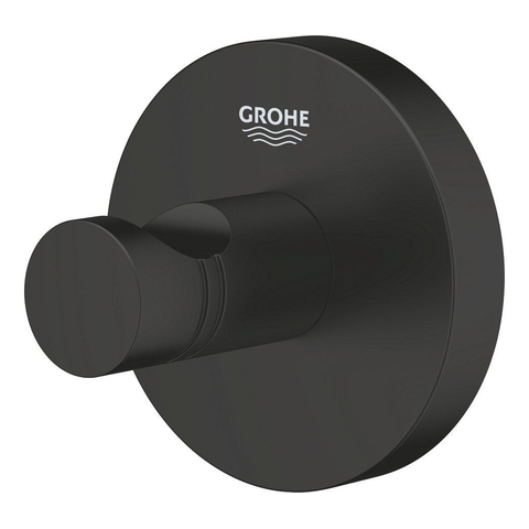 Grohe Start Handdoekhaak - rond - matte black (mat zwart) SW924692