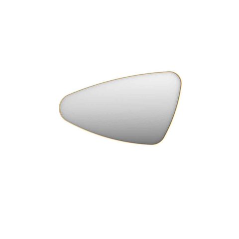 INK SP22 spiegel – organisch – 100x60 cm – linkse uitvoering – Goud mat SW693141