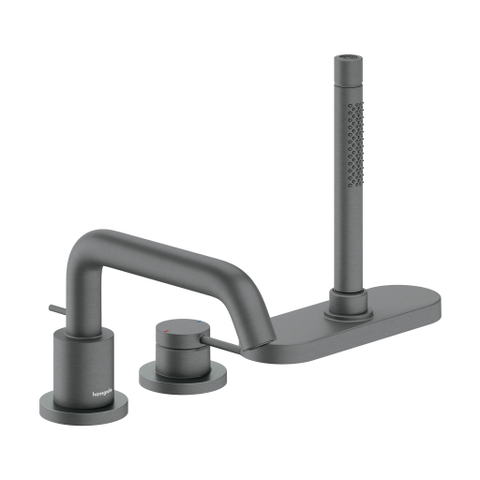 Hansgrohe Tecturis S 3-g badrandmengkraan sBox Brushed Black Chrome SW1566495