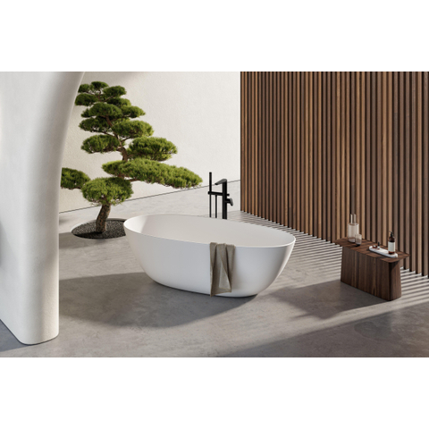 Villeroy & Boch Antao 1 greeps staande badkraan - mat zwart SW974087