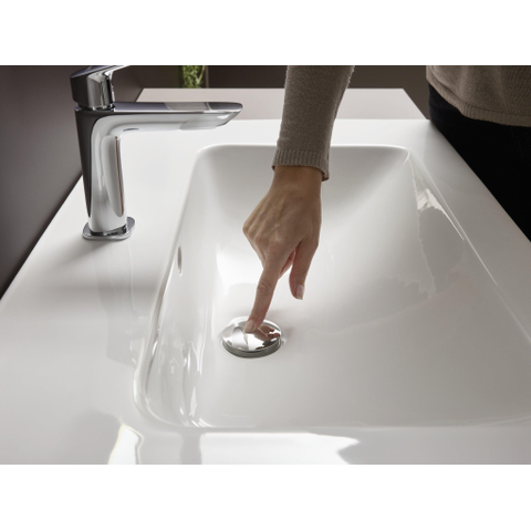 Hansgrohe Logis Fine - eengreeps wastafelmengkraan - 110 met afvoerplug - hoogglans chroom SW651454