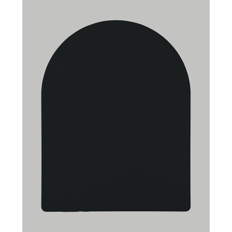QeramiQ Dely Swirl WC suspendu – sans bride – profondeur 53 cm – avec abattant fin (slim) softclose – noir mat SW1026261
