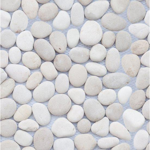 Ceralto Glimma Facet Mozaïektegel - 30x30cm - onregelmatig - 14mm - Grey/white SW498647