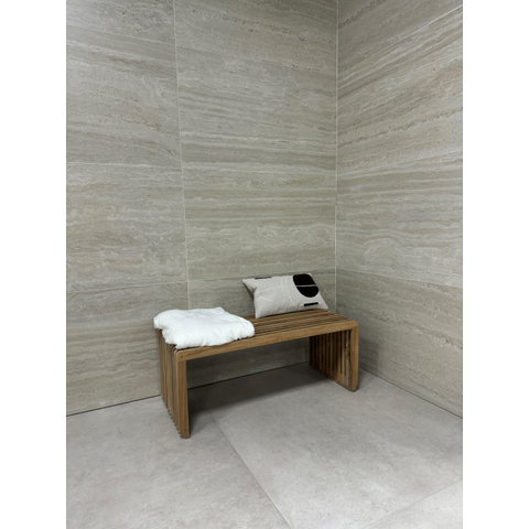 ÉCHANTILLON Terravito Dovaro carreau mural et de sol - 120x60cm - 9mm - rectifié - Beige Foncé SW1221585