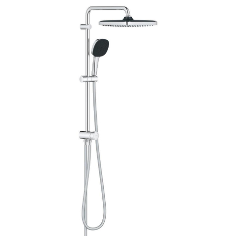 GROHE Vitalio Comfort 250 QuickFix Regendoucheset - hoofddouche - 25cm - vierkante handdouche - 2 straalsoorten - chroom TWEEDEKANS OUT13394