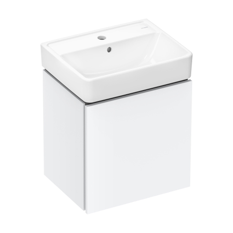 Hansgrohe Xanuia Q Wastafel/Fontein - 50x39cm - inbouw - 1 kraangat - met overloop - glans wit SW1165063