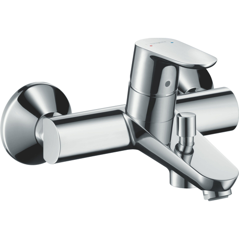 Hansgrohe Focus Eengreeps badmengkraan - opbouw - hoogglans chroom 0450764