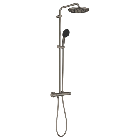 GROHE Vitalio Start doucheset - met thermostaat - geborsteld hard graphite (antraciet) SW1590101
