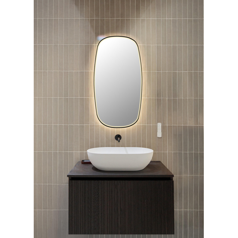 ZEZA Solid Vasque à poser - 56x32x15.5cm - solid surface - Blanc mat SW976293