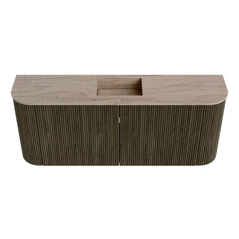 Mondiaz JOYA-DLUX 103.2cm toiletmeubel - ronding links en rechts kleur Shadow - Wastafel FAYE positie Midden 1 kraangat kleur Saba. SW1425172