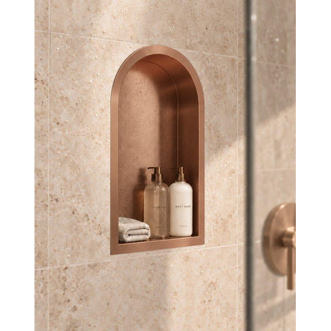 Fortifura Galeria Inbouwnis - 47.8x32.8x10cm - toog - geborsteld koper SW1529788