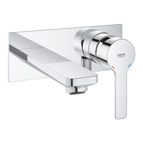 Grohe Lineare New Waterbesparend Afbouwdeel - voor inbouw wandkraan - M-Size - uitloop 14.9cm - chroom SW97543