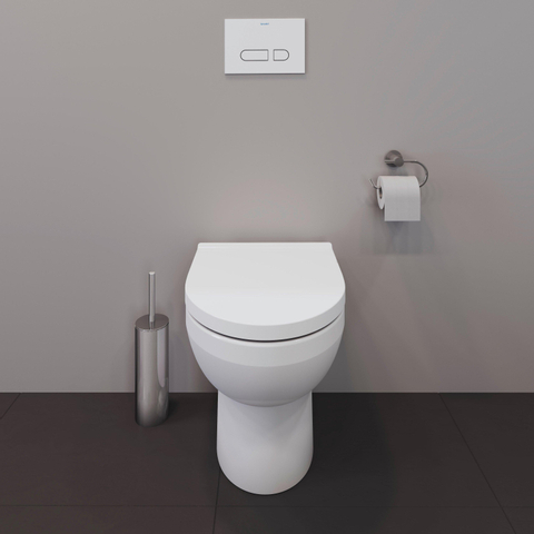 Duravit No.1 Staand closet - 48x37x40cm - diepspoel - spoelrandloos - rimless - glans wit SW723748