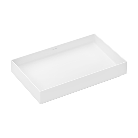Hansgrohe Xuniva opzetwaskom - 65x40x12cm - rond - mat wit SW1413663