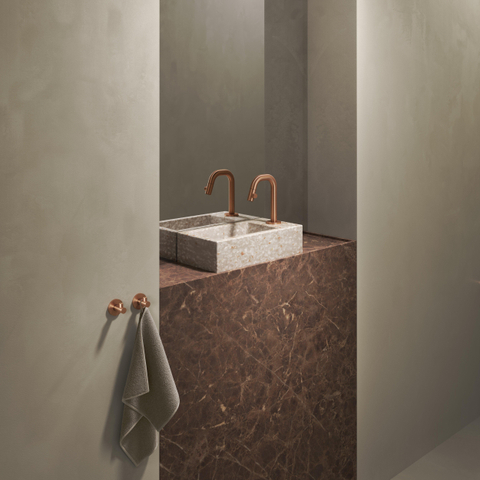 Clou Kaldur crochet simple bronze brossé PVD SW917335