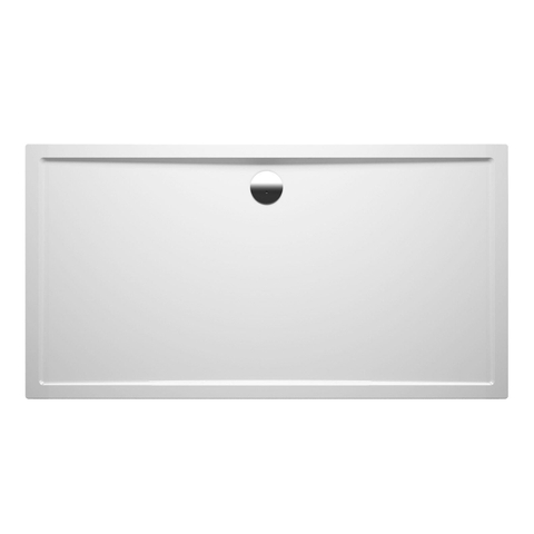 Riho Zurich douchebak - 160x80x4.5cm - rechthoek - acryl - wit SW412218