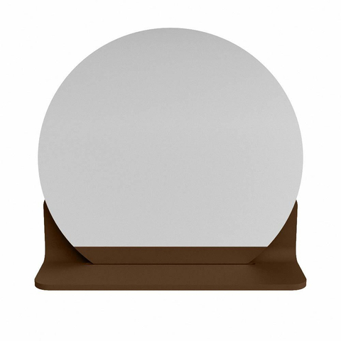 Mondiaz SPOT miroir – Ø 40 cm – avec tablette – Rust (brun) SW1235599