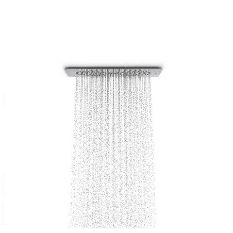 AXOR Citterio C douche de tête - 27x27cm - encastré au plafond - brushed nickel (inox) SW1152112