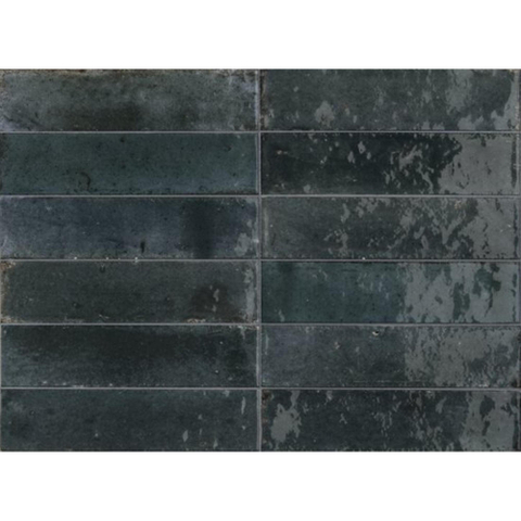 Ragno Look Wandtegel - 6x24cm - 10.0mm - Blu SW854151