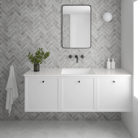 ÉCHANTILLON Terravito Ardeno Koko pour carrelage mural et de sol - 150x50cm - 8mm - Gris SW1221336