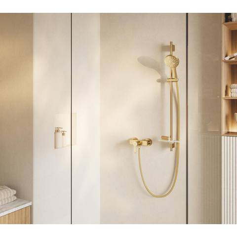 GROHE Lineare New douchekraan - geborsteld cool sunrise (goud) SW1477615